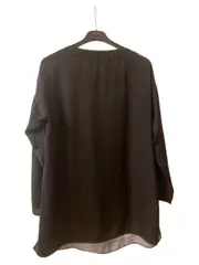 Vorschaubild 2 von Damen Bluse Shirt Gr. 44 Schwarz Modern Grafisch