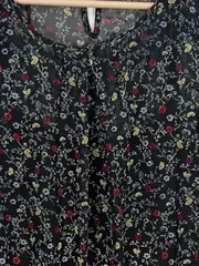 Vorschaubild 2 von EDC Damen Kleid Blumenmuster Langarm Gr. 34