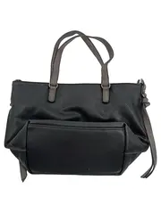 Vorschaubild 1 von Damen Henkeltasche Shopper Schwarz Grau Kunstleder Casual