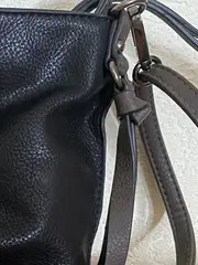 Vorschaubild 6 von Damen Henkeltasche Shopper Schwarz Grau Kunstleder Casual