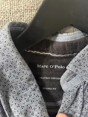 Vorschaubild 2 von Freizeithemd Herren Gr. L Heather Oxford Shaped Fit Grau