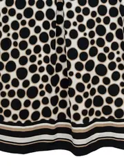 Vorschaubild 4 von T-Shirt Kleid Damen Gr. 42 XL Mehrfarbig Punkte Pailletten Festlich