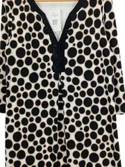 Vorschaubild 3 von T-Shirt Kleid Damen Gr. 42 XL Mehrfarbig Punkte Pailletten Festlich