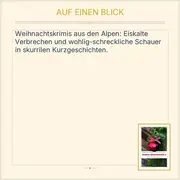 Vorschaubild 2 von Mords-Bescherung 3 Alpen Weihnachtskrimi Taschenbuch Erich Weidinger