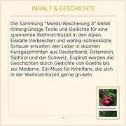 Vorschaubild 3 von Mords-Bescherung 3 Alpen Weihnachtskrimi Taschenbuch Erich Weidinger