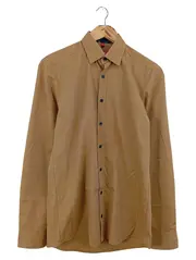 Vorschaubild 1 von RAY TRICOT Herren Business Hemd Braun Gr. 38/M Klassisch Slim Fit