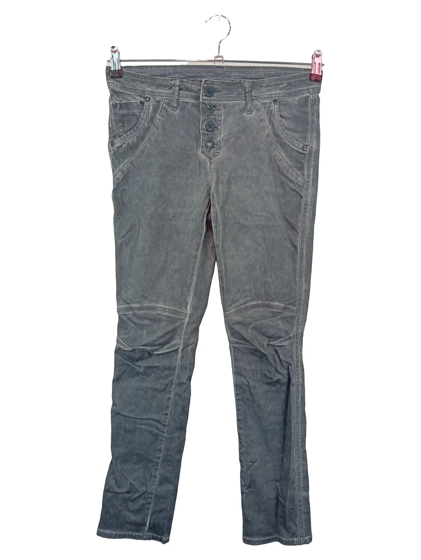 BEST CONNECTIONS BY HEINE BEST CONNECTIONS Jeans Slim Fit Damen W28/36 (Gr. 17) Grau Casual Stretch