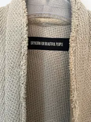 Vorschaubild 4 von FOR BEAUTIFUL PEOPLE Damen Strickjacke Beige Casual Gr. 40/L