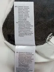 Vorschaubild 4 von Damen Langarmshirt Schwarz Meliert Gr. 36/S Casual