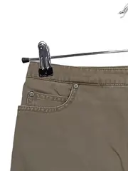 Vorschaubild 3 von Damen Jeansrock Gr. 38 Beige Casual Midirock Baumwolle