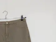 Vorschaubild 6 von Damen Jeansrock Gr. 38 Beige Casual Midirock Baumwolle