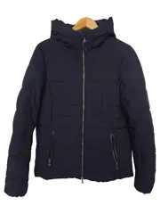 Vorschaubild 1 von Steppjacke Damen Blau Kapuze Gr. 42/XL Casual Outdoor Polyester