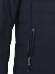 Vorschaubild 5 von Steppjacke Damen Blau Kapuze Gr. 42/XL Casual Outdoor Polyester