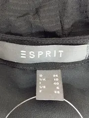 Vorschaubild 3 von Damen T-Shirt Schwarz Gr. 36/S Klassisch Elegant Strukturmuster Ärmellos