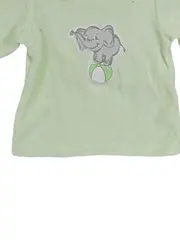 Vorschaubild 5 von Baby Pullover Gr. 56 Langarm Baumwolle Grün Tiermotiv Alltag