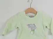 Vorschaubild 2 von Baby Pullover Gr. 56 Langarm Baumwolle Grün Tiermotiv Alltag