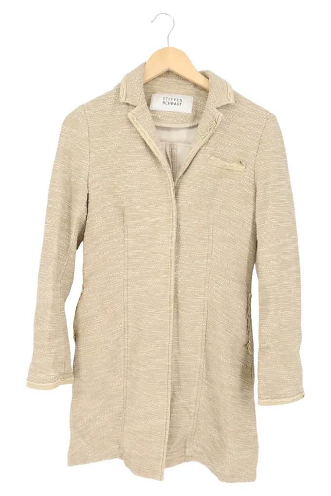 STEFFEN SCHRAUT Damen Blazer 36/S Beige Elegant Business Jacke
