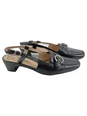 Vorschaubild 1 von Damen Slingpumps Gr. 39 Schwarz Klassisch Business Absatz 5 cm