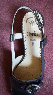 Vorschaubild 2 von Damen Slingpumps Gr. 39 Schwarz Klassisch Business Absatz 5 cm