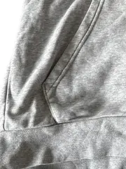 Vorschaubild 4 von Trainingsjacke Herren Grau M Kapuze Reißverschluss Baumwolle Sport