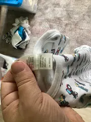 Vorschaubild 4 von Baby Body Kurzarm LKW-Motiv Gr. 74/80 Mehrfarbig Wolle