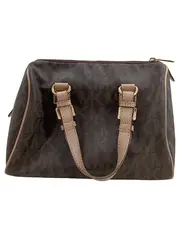 Vorschaubild 2 von Grayson Henkeltasche Damen Braun Logo-Print MK Satchel