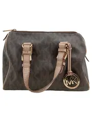 Vorschaubild 1 von Grayson Henkeltasche Damen Braun Logo-Print MK Satchel