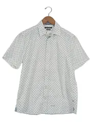 Vorschaubild 1 von Herren Kurzarmhemd M Mehrfarbig Grafisches Muster Casual Baumwolle