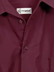 Vorschaubild 2 von Herren Business Hemd Gr. 42 Rot Langarm Baumwolle