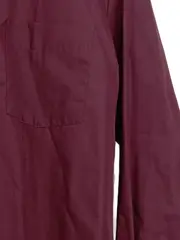 Vorschaubild 3 von Herren Business Hemd Gr. 42 Rot Langarm Baumwolle