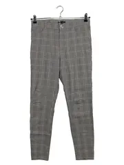 Vorschaubild 1 von Damen Anzughose Kariert Grau Gr. 40 Business Stoffhose