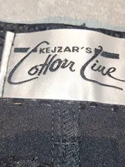 Vorschaubild 6 von Damen Stoffhose Gr. W33 Schwarz Modisch Tierdruck