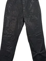 Vorschaubild 2 von Damen Stoffhose Gr. W33 Schwarz Modisch Tierdruck