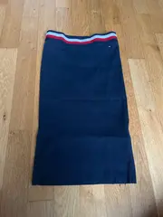Vorschaubild 2 von Damen Bleistiftrock S Blau Casual Rippstrick Midirock