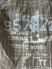 Vorschaubild 3 von Herren Hemd gestreift Grau Gr. 40 (52/XL)