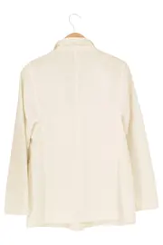 Vorschaubild 2 von NINO Damen Blazer Business Elegant Gr. 38/S Beige Polyester Viskose