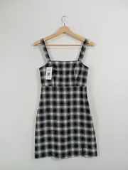 Vorschaubild 3 von Damen Freizeitkleid kariert Mehrfarbig Gr. 34 XS Minikleid