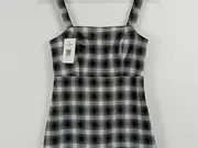 Vorschaubild 5 von Damen Freizeitkleid kariert Mehrfarbig Gr. 34 XS Minikleid