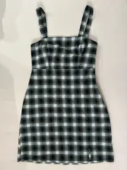 Vorschaubild 6 von Damen Freizeitkleid kariert Mehrfarbig Gr. 34 XS Minikleid