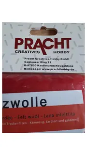 Vorschaubild 2 von Häkelgarn Filzwolle Rot 50g Wolle Basteln Handarbeit