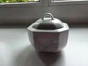 Vorschaubild 3 von Calla Zuckerdose Porzellan Weiß mit Blumenmuster