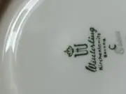 Vorschaubild 2 von Untertasse Goldrand Porzellan Klassisch Weiß 14cm