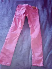 Vorschaubild 2 von Mädchen Jeans Hose Slim Fit Pink Gr. 116