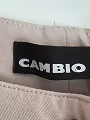 Vorschaubild 4 von Damen Anzughose Beige Gr. 40 Business Baumwolle Stretch