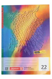Vorschaubild 1 von Schulheft A4 Lineatur 22 kariert 16 Blatt Mehrfarbig Duden Lerntipp