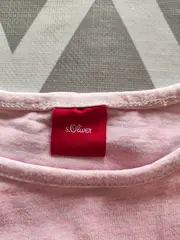Vorschaubild 3 von Langarmshirt Mädchen Gr. 116 Rosa Casual Herz Motiv