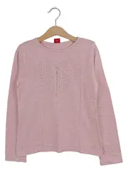 Vorschaubild 1 von Langarmshirt Mädchen Gr. 116 Rosa Casual Herz Motiv