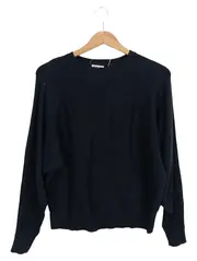 Vorschaubild 1 von Damen Pullover Schwarz Gr. XS Basic Langarm Strickpullover