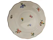 Vorschaubild 1 von Dekoschale Teller Porzellan Klassisch Blumenmuster Weiß