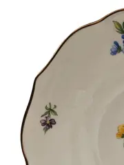 Vorschaubild 3 von Dekoschale Teller Porzellan Klassisch Blumenmuster Weiß